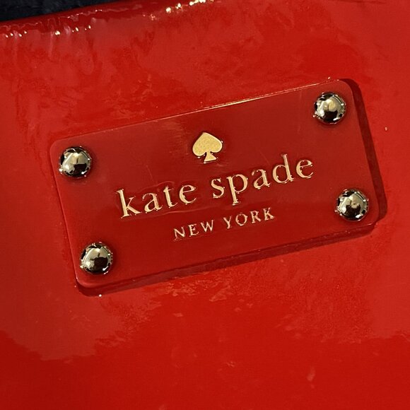 Kate Spade Red Patent Leather Tote - Picture 2 of 8